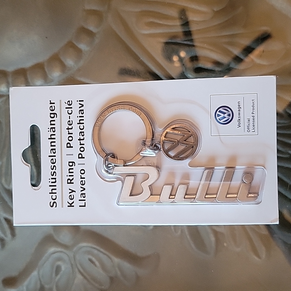 VW Volkswagen Bulli Metal Keychain
